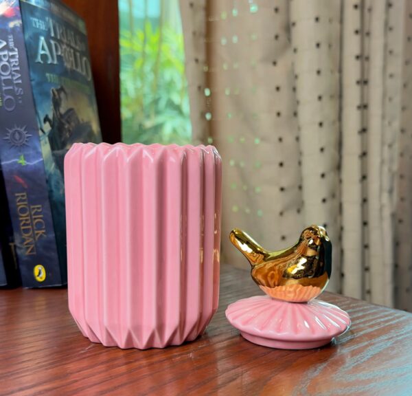 Ceramic Candy Jar with Lid - Image 3