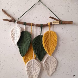 Boho Macrame Keychain