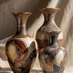 These vases tell a silent story of elegance